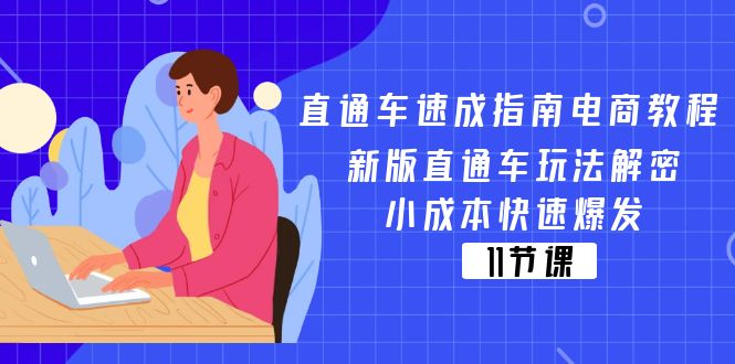 （11537期）直通车 速成指南电商教程：新版直通车玩法解密，小成本快速爆发（11节）-硕飞聊项目