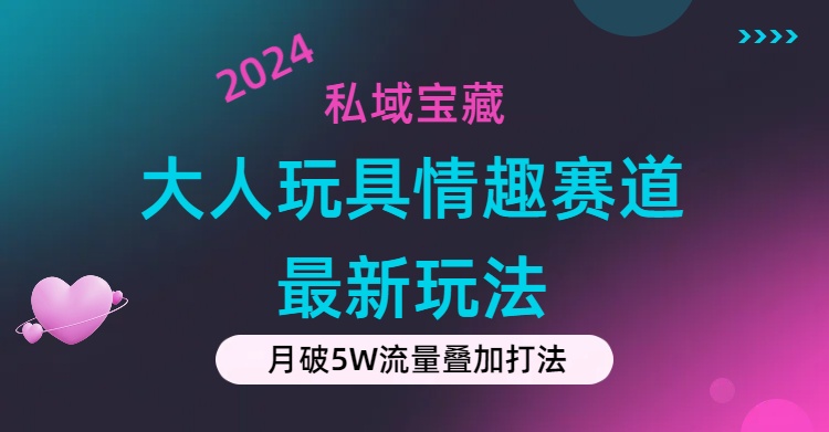 （11541期）私域宝藏：大人玩具情趣赛道合规新玩法，零投入，私域超高流量成单率高-硕飞聊项目