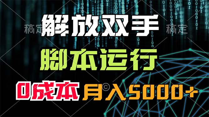 （11721期）解放双手，脚本运行，0成本月入5000+-硕飞聊项目