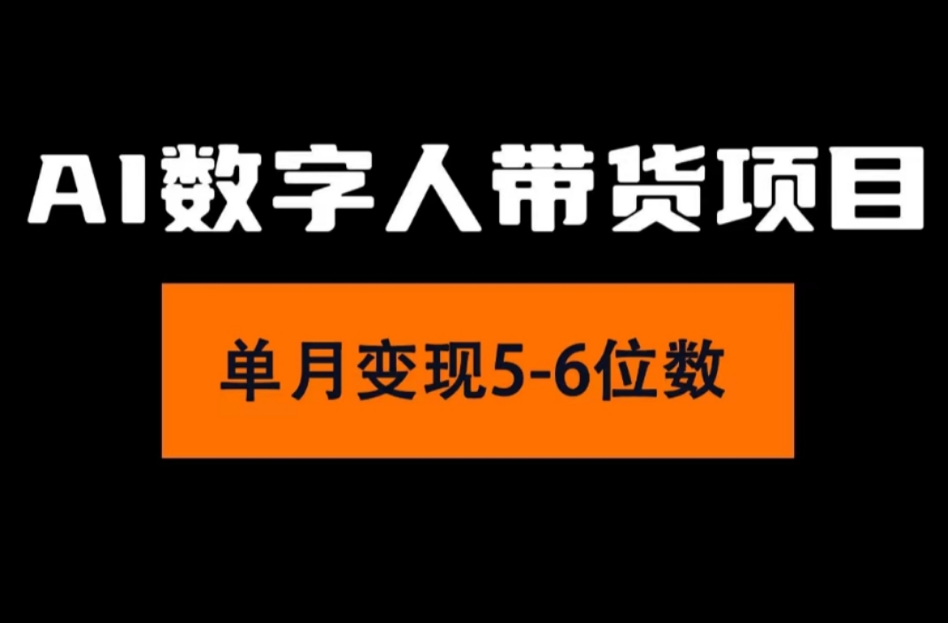 （11751期）2024年Ai数字人带货，小白就可以轻松上手，真正实现月入过万的项目-硕飞聊项目