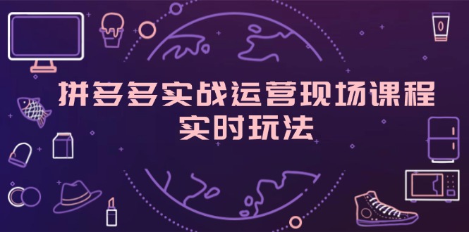 （11759期）拼多多实战运营现场课程，实时玩法，爆款打造，选品、规则解析-硕飞聊项目