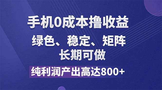 （11976期）纯利润高达800+，手机0成本撸羊毛，项目纯绿色，可稳定长期操作！-硕飞聊项目