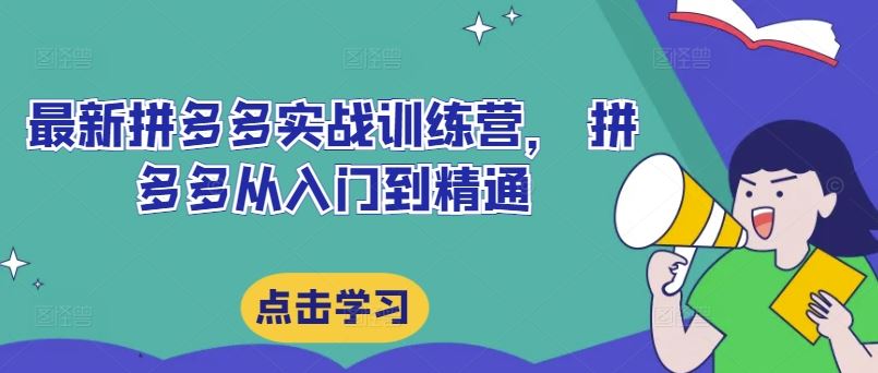 最新拼多多实战训练营， 拼多多从入门到精通-硕飞聊项目